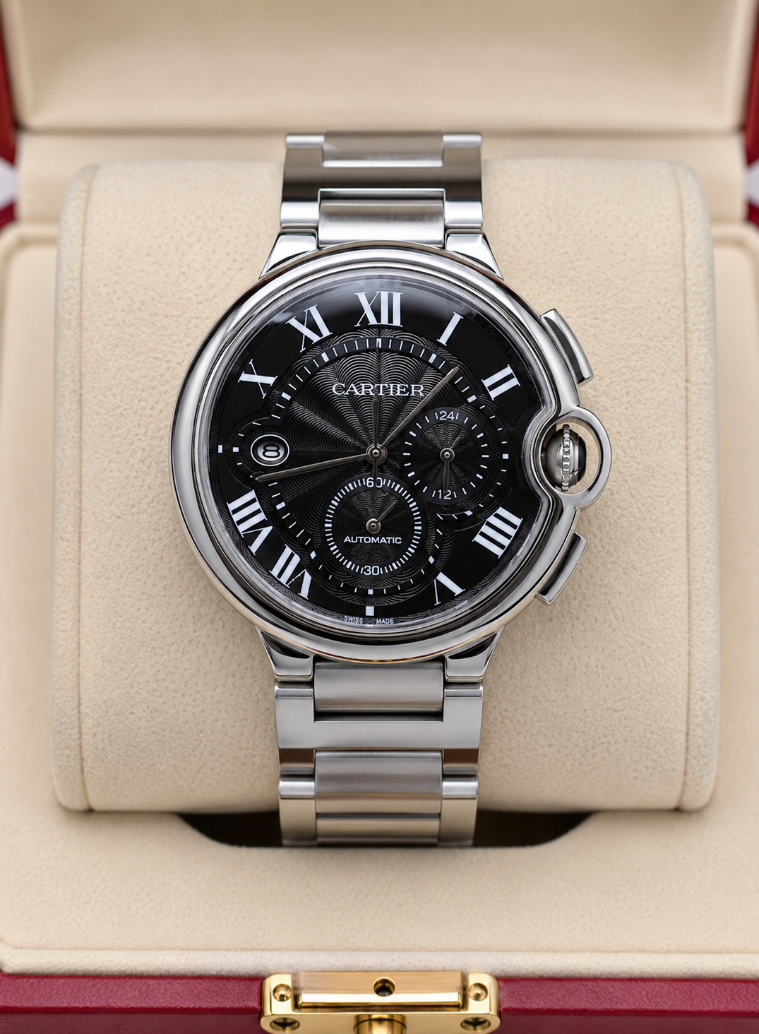CARTIER BALLON BLEU CHRONOGRAPH NEGRO – 42 MM