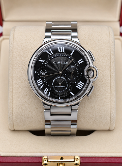 CARTIER BALLON BLEU CHRONOGRAPH NEGRO – 42 MM