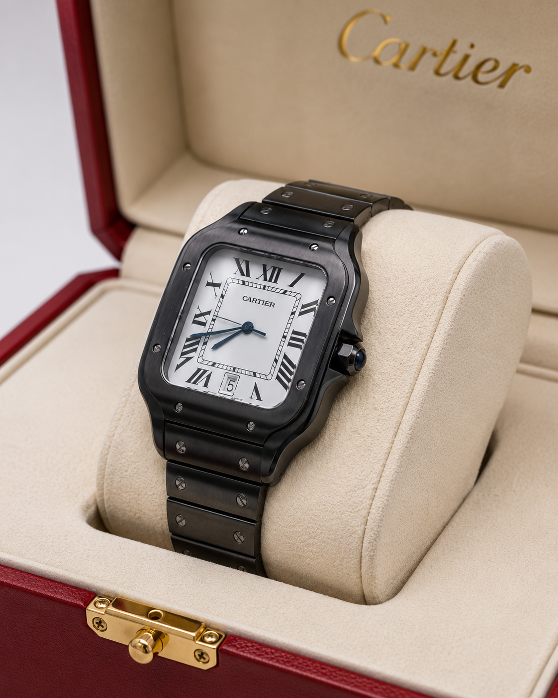 CARTIER SANTOS NEGRO – 40 MM