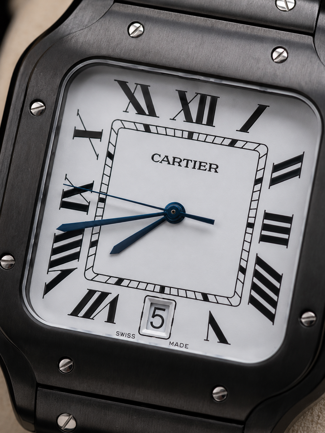CARTIER SANTOS NEGRO – 40 MM