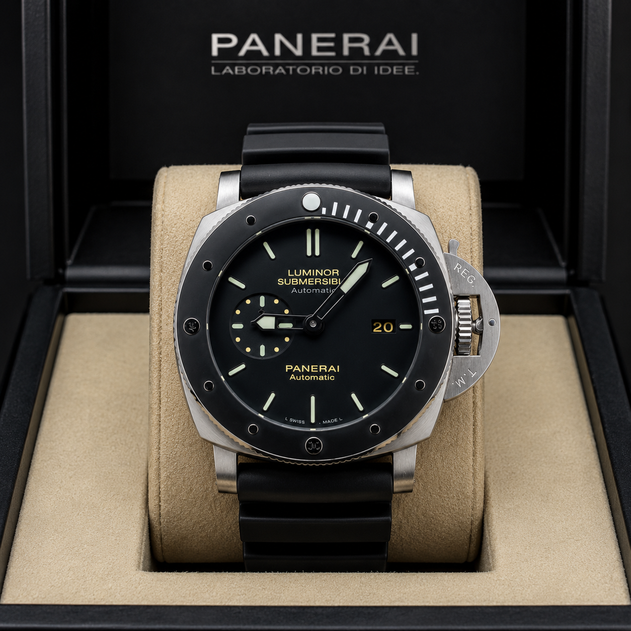 PANERAI LUMINOR SUBMERSIBLE AUTOMATIC CABALLERO – 47 MM