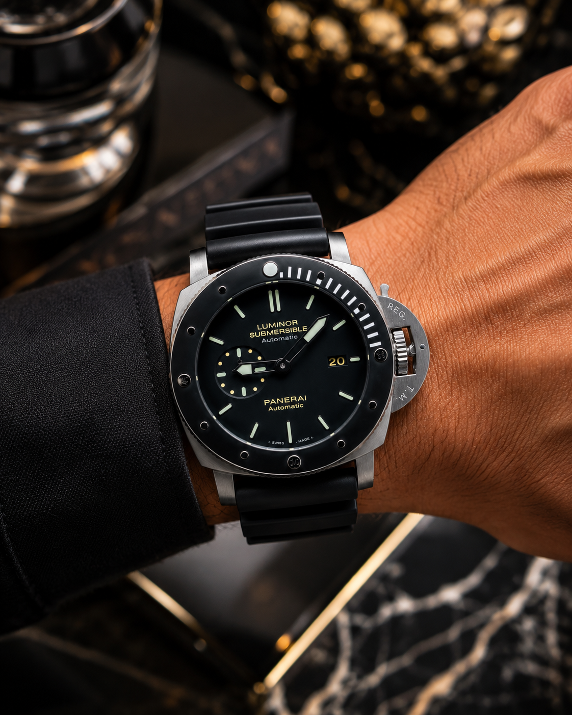 PANERAI LUMINOR SUBMERSIBLE AUTOMATIC CABALLERO – 47 MM