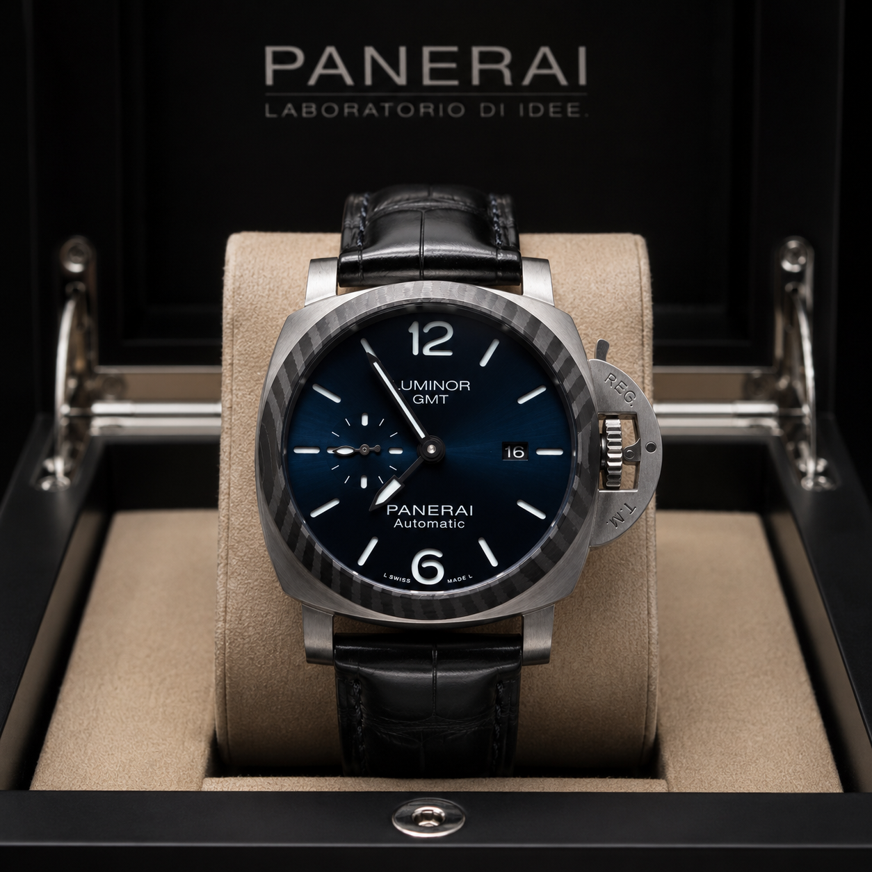 PANERAI LUMINOR GMT AUTOMATIC CABALLERO – 44 MM