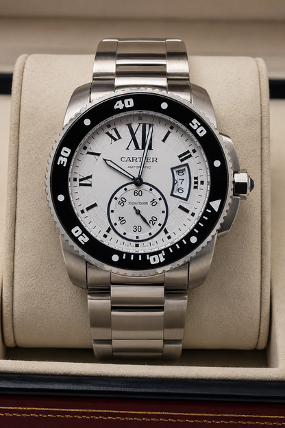 CARTIER DIVER AUTOMÁTICO 42 MM – ESFERA BLANCA