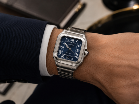 CARTIER SANTOS DE CARTIER AUTOMÁTICO 40 MM – ESFERA AZUL