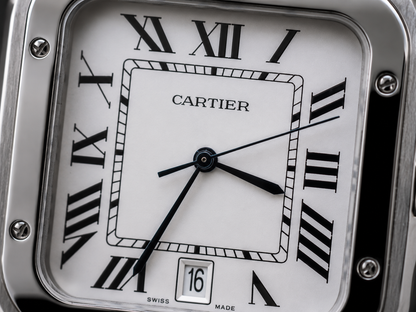 CARTIER SANTOS DE CARTIER AUTOMÁTICO 40 MM – ESFERA BLANCA
