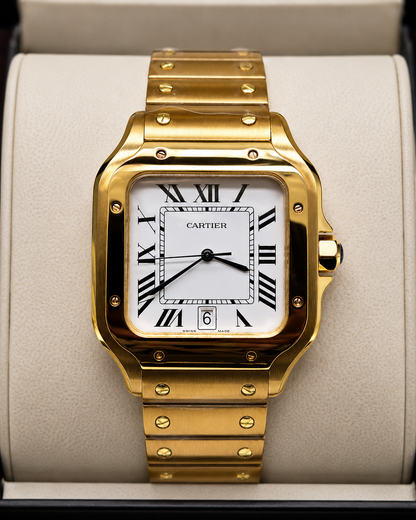 CARTIER SANTOS DE CARTIER AUTOMÁTICO 40 MM – ESFERA BLANCA