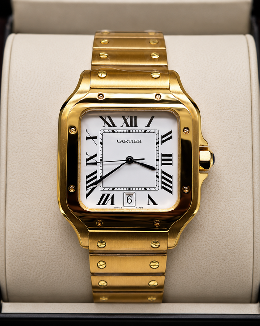 CARTIER SANTOS DE CARTIER AUTOMÁTICO 40 MM – ESFERA BLANCA