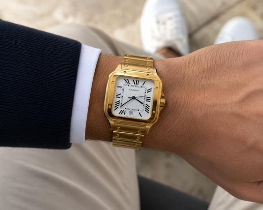 CARTIER SANTOS DE CARTIER AUTOMÁTICO 40 MM – ESFERA BLANCA
