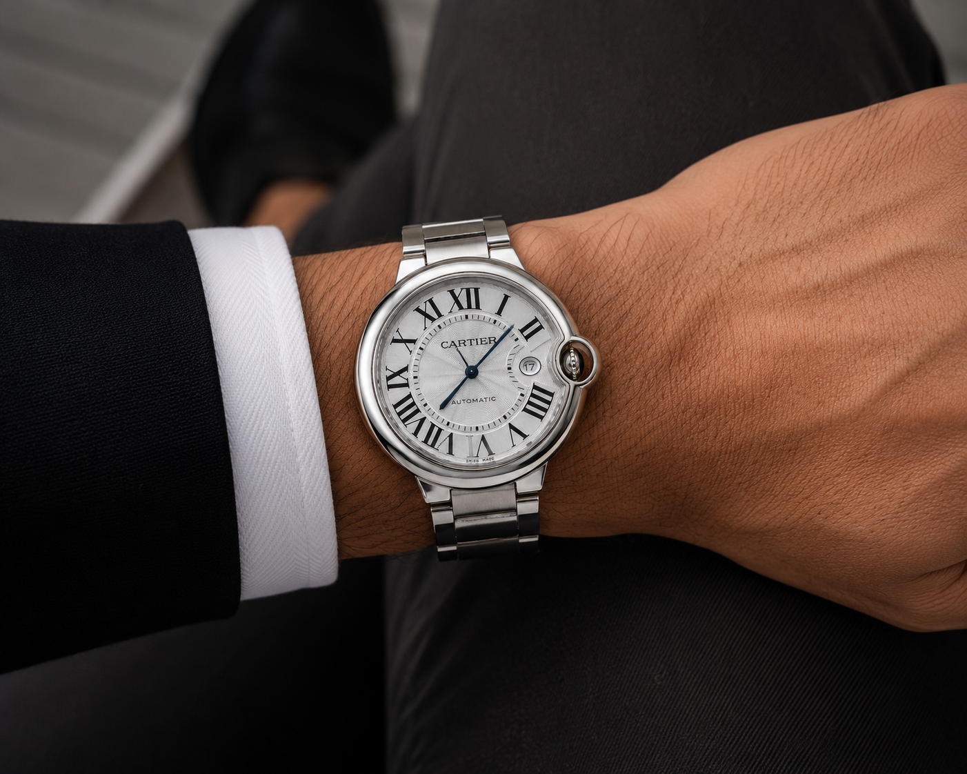 CARTIER BALLON BLEU DE CARTIER AUTOMÁTICO 42 MM – ESFERA PLATEADA