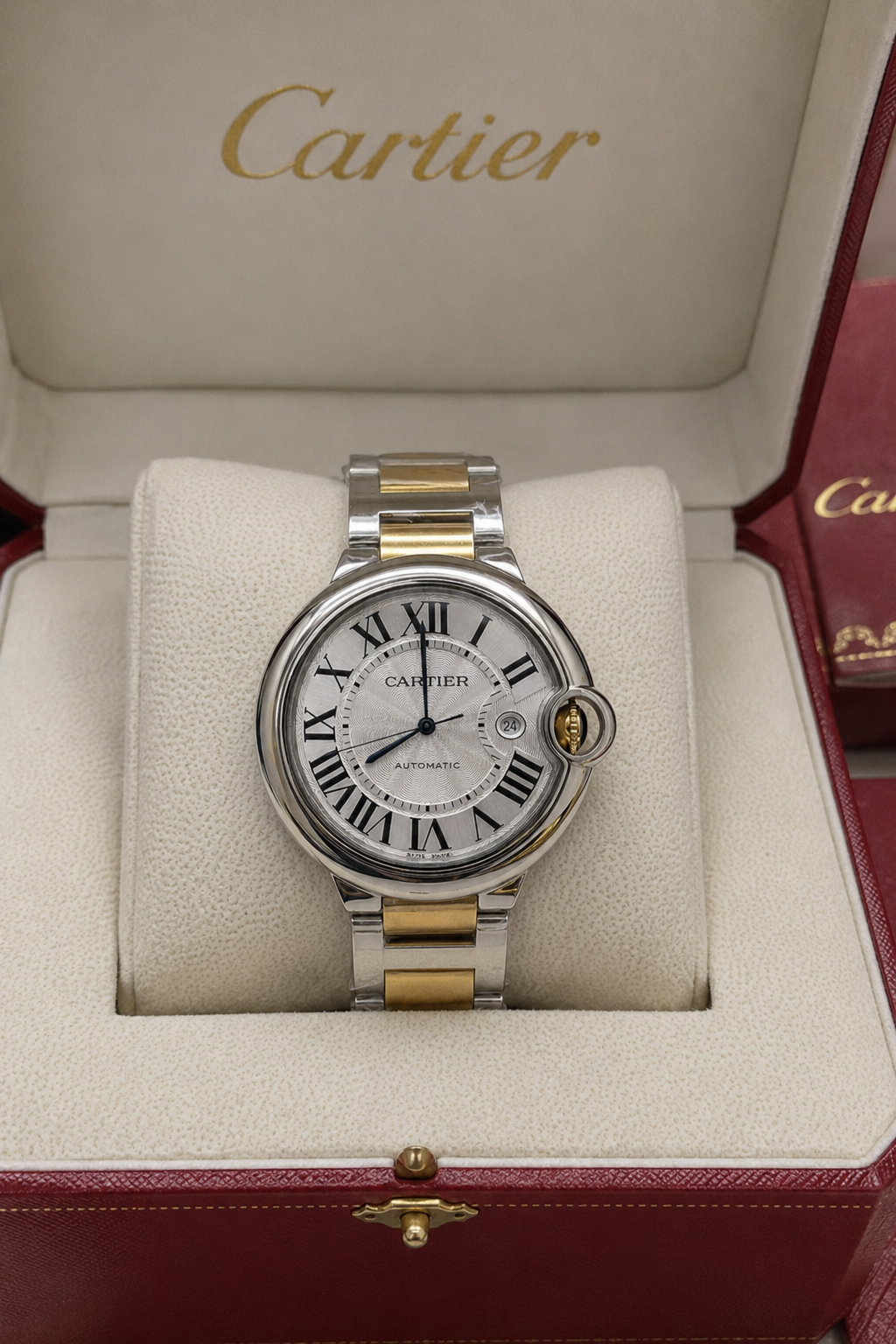 CARTIER BALLON BLEU DE CARTIER AUTOMÁTICO 42 MM – BICOLOR | ESFERA PLATEADA