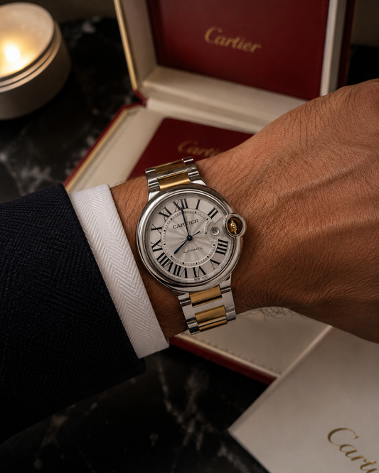 CARTIER BALLON BLEU DE CARTIER AUTOMÁTICO 42 MM – BICOLOR | ESFERA PLATEADA