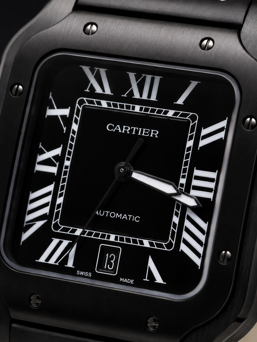 CARTIER SANTOS DE CARTIER AUTOMÁTICO 40 MM – ALL BLACK