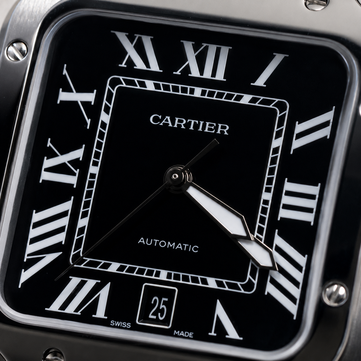 CARTIER SANTOS DE CARTIER AUTOMÁTICO 40 MM – ESFERA NEGRA