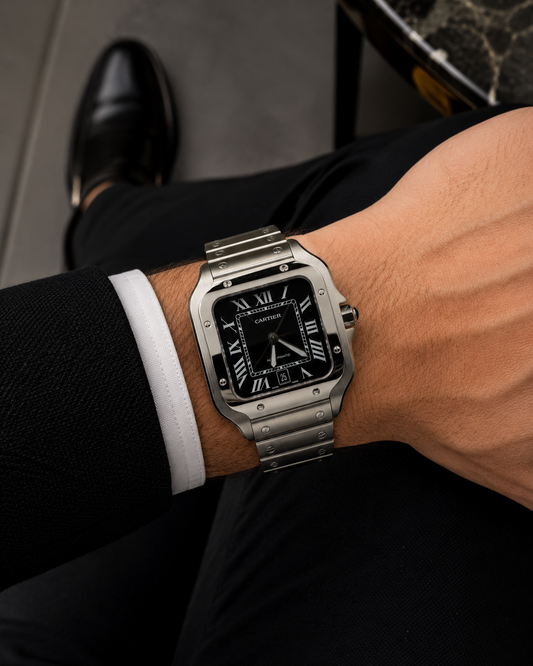 CARTIER SANTOS DE CARTIER AUTOMÁTICO 40 MM – ESFERA NEGRA