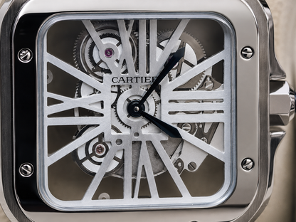 CARTIER SANTOS SKELETON AUTOMÁTICO 40 MM – ESFERA SKELETON