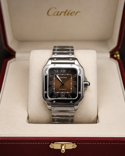 CARTIER SANTOS DE CARTIER AUTOMÁTICO 40 MM – ESFERA MARRÓN DEGRADÉ