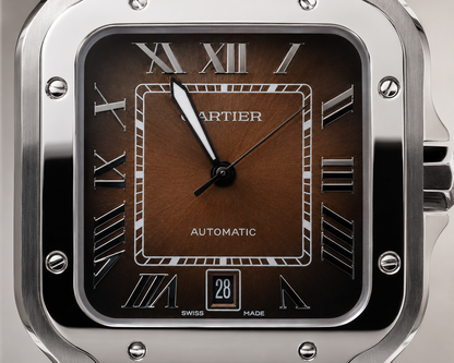 CARTIER SANTOS DE CARTIER AUTOMÁTICO 40 MM – ESFERA MARRÓN DEGRADÉ