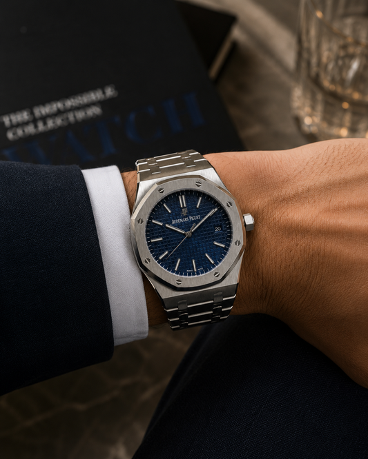 AUDEMARS PIGUET ROYAL OAK AUTOMÁTICO 41 MM – ESFERA AZUL
