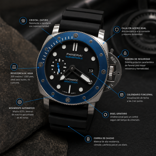 PANERAI SUBMERSIBLE AUTOMATIC CABALLERO – 44 MM