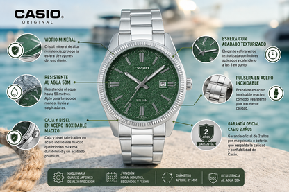 CASIO MTP-1302DA-3AVD ORIGINAL CABALLERO