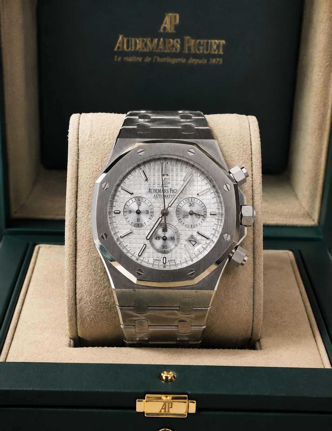 AUDEMARS PIGUET ROYAL OAK CHRONOGRAPH 41 MM – ESFERA PLATEADA