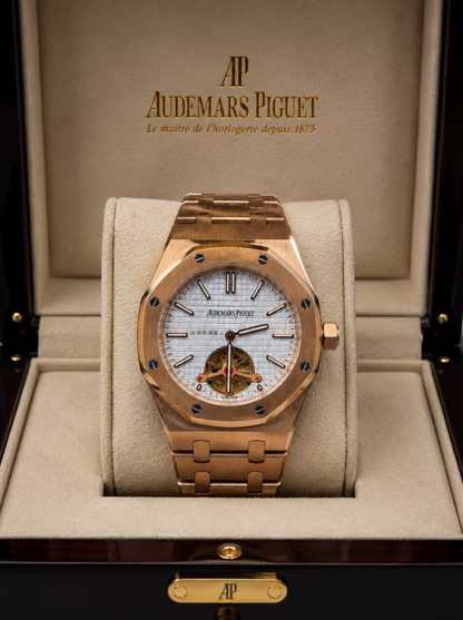 AUDEMARS PIGUET ROYAL OAK TOURBILLON 41 MM – ESFERA PLATEADA