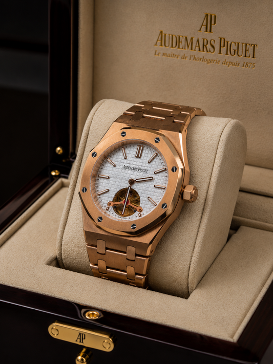 AUDEMARS PIGUET ROYAL OAK TOURBILLON 41 MM – ESFERA PLATEADA
