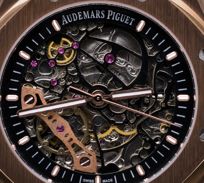 AUDEMARS PIGUET ROYAL OAK SKELETON 41 MM – ORO ROSA / ESFERA NEGRA