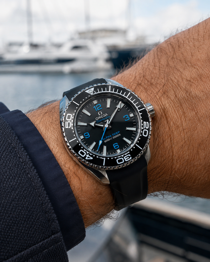 OMEGA SEAMASTER PLANET OCEAN 600M NEGRO Y AZUL
