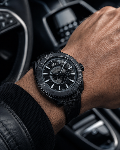 OMEGA SEAMASTER WORLDTIMER NEGRO
