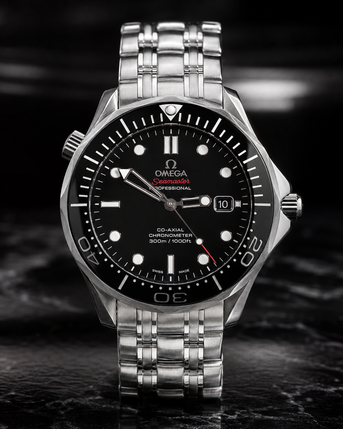 OMEGA SEAMASTER DIVER 300M NEGRO