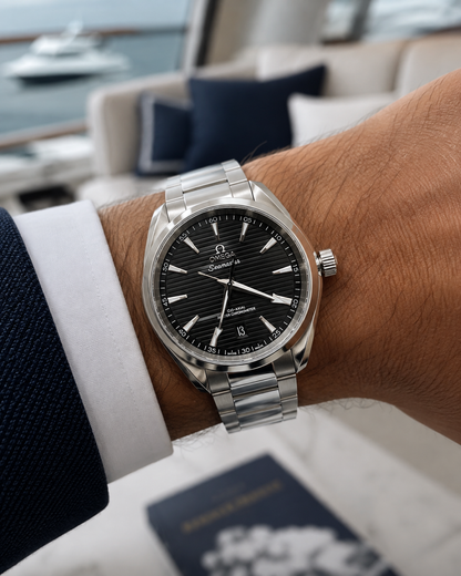 OMEGA SEAMASTER AQUA TERRA NEGRO