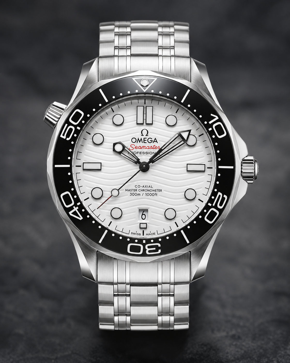 OMEGA SEAMASTER DIVER 300M BLANCO Y NEGRO