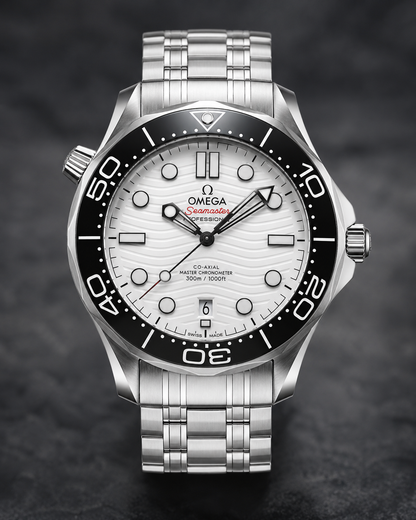 OMEGA SEAMASTER DIVER 300M BLANCO Y NEGRO