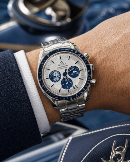 OMEGA SPEEDMASTER PROFESSIONAL SNOOPY CRONÓGRAFO AZUL