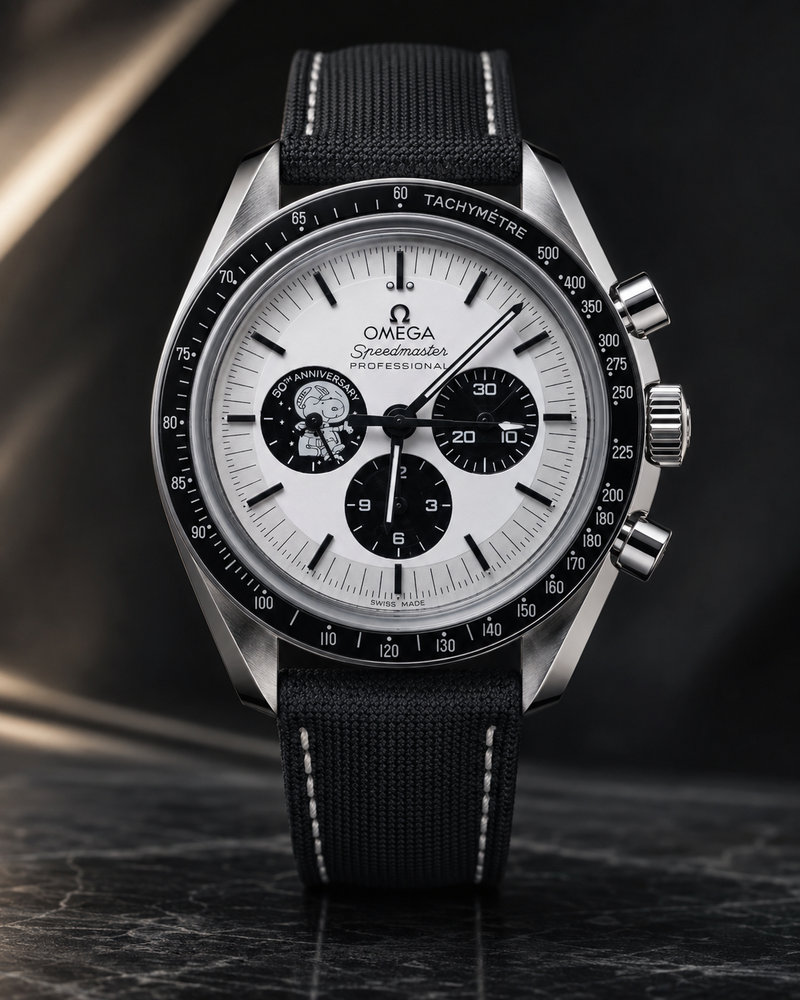 OMEGA SPEEDMASTER PROFESSIONAL SNOOPY CRONÓGRAFO NEGRO