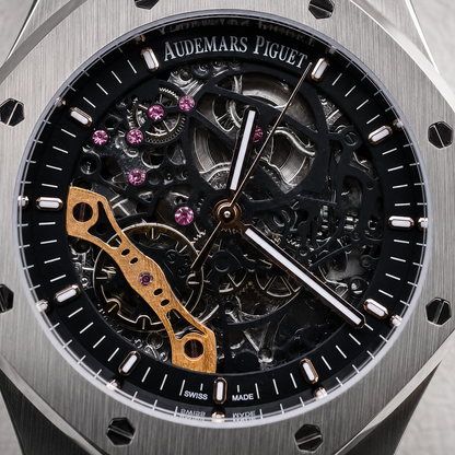 AUDEMARS PIGUET ROYAL OAK SKELETON 41 MM ACERO – ESFERA OPENWORK