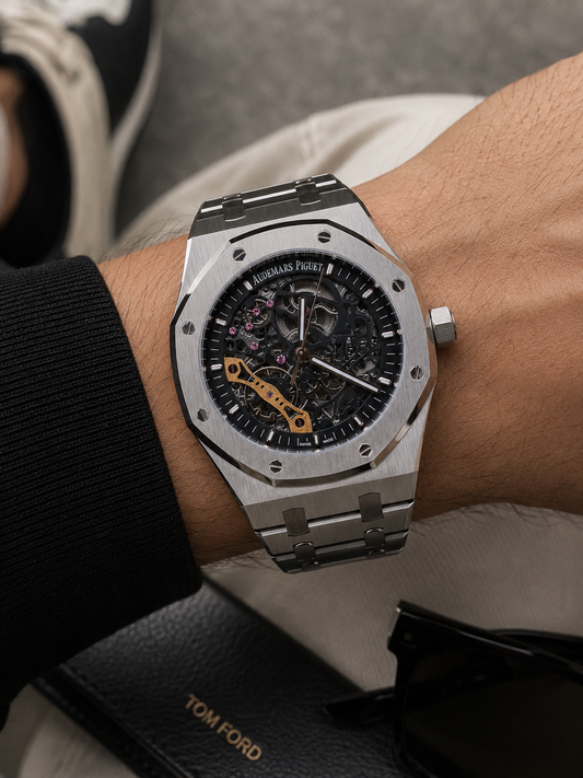 AUDEMARS PIGUET ROYAL OAK SKELETON 41 MM ACERO – ESFERA OPENWORK
