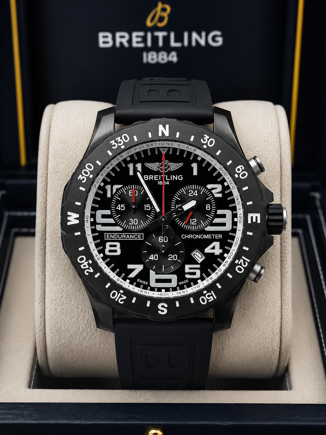 BREITLING ENDURANCE PRO CHRONOGRAPH 44 MM – CORREA DE CAUCHO