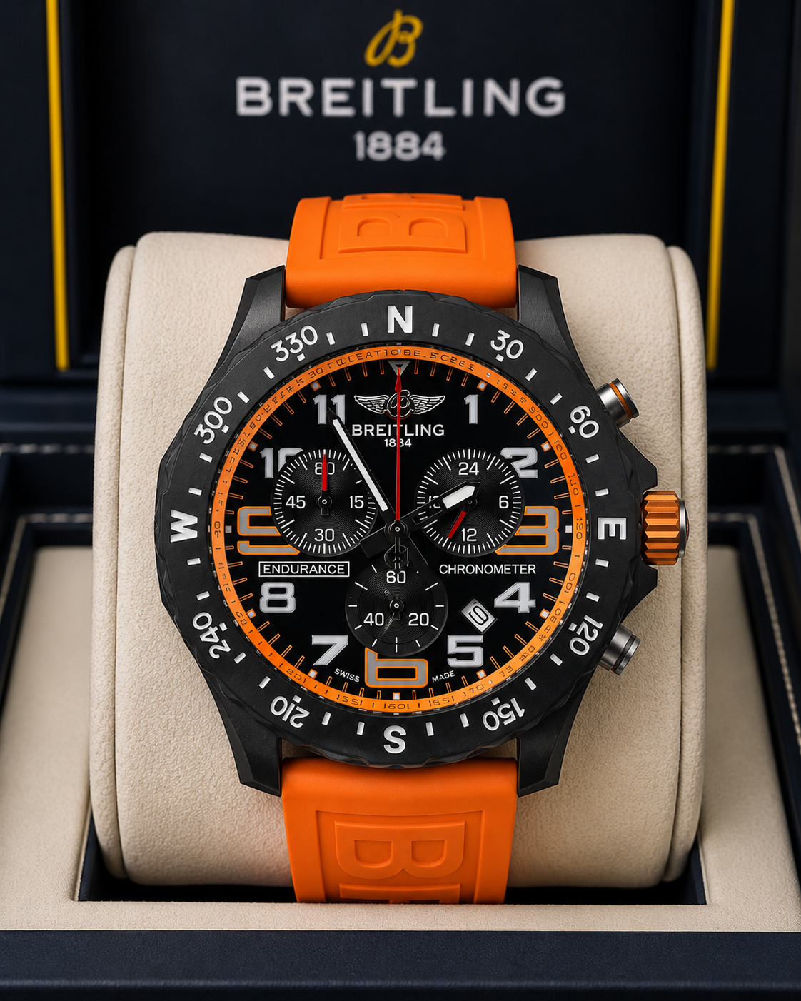 BREITLING ENDURANCE PRO CHRONOGRAPH 44 MM – CORREA DE CAUCHO