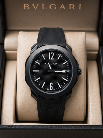 BVLGARI OCTO 42 MM – CORREA DE CAUCHO