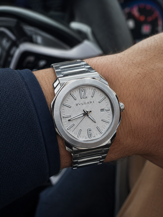 BVLGARI OCTO 42 MM – AUTOMÁTICO – BRAZALETE EN ACERO INOXIDABLE