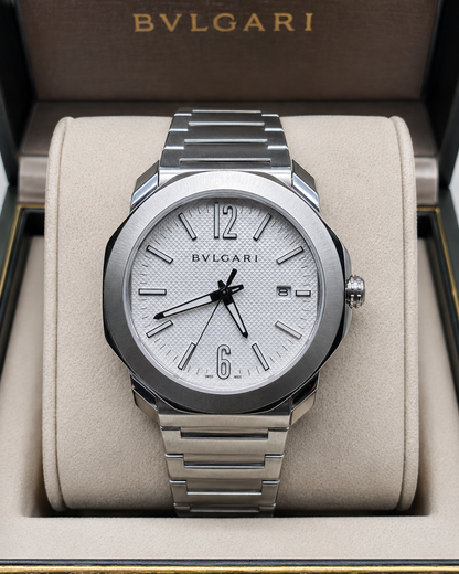 BVLGARI OCTO 42 MM – AUTOMÁTICO – BRAZALETE EN ACERO INOXIDABLE