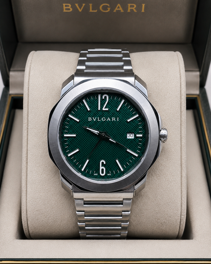 BVLGARI OCTO 42 MM – AUTOMÁTICO – BRAZALETE EN ACERO INOXIDABLE
