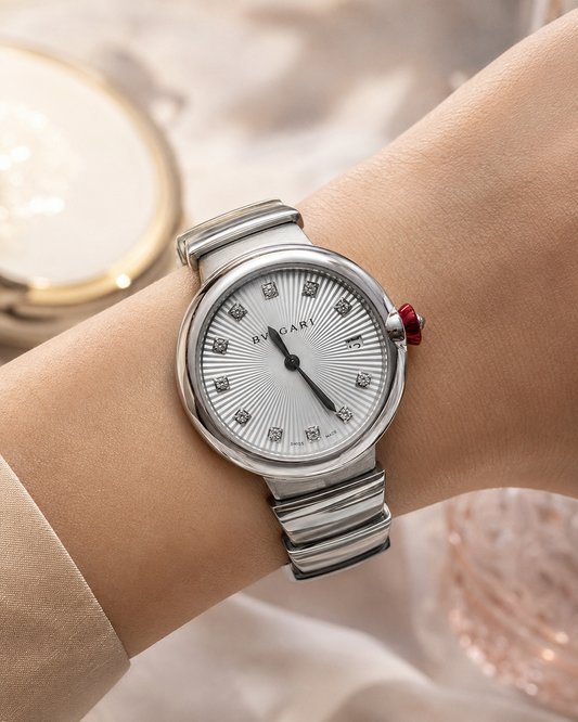 BVLGARI LVCEA TUBOGAS DAMA – 33 MM