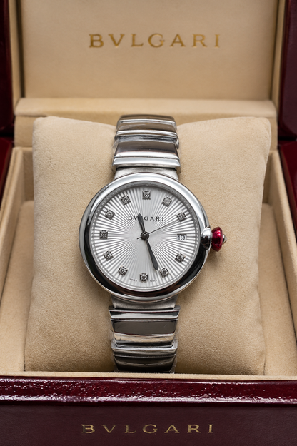 BVLGARI LVCEA TUBOGAS DAMA – 33 MM