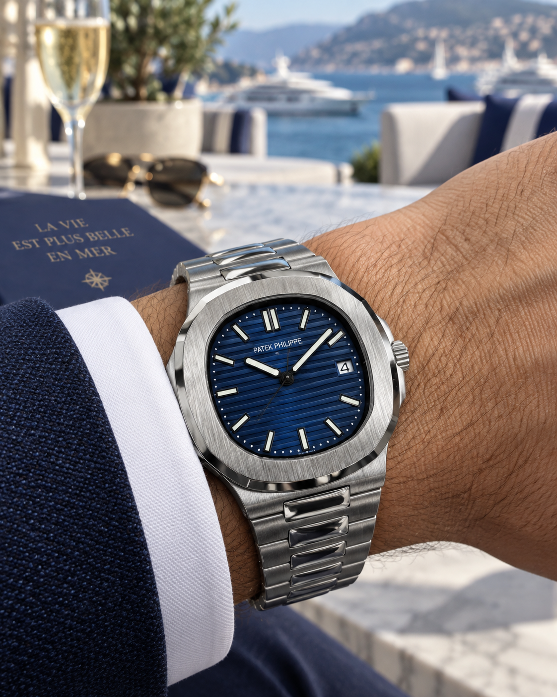 PATEK PHILIPPE NAUTILUS AUTOMÁTICO ACERO ESFERA AZUL 40 MM