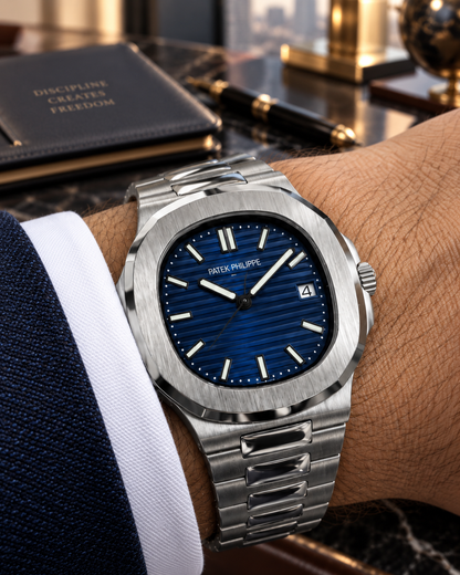 PATEK PHILIPPE NAUTILUS AUTOMÁTICO ACERO ESFERA AZUL 40 MM