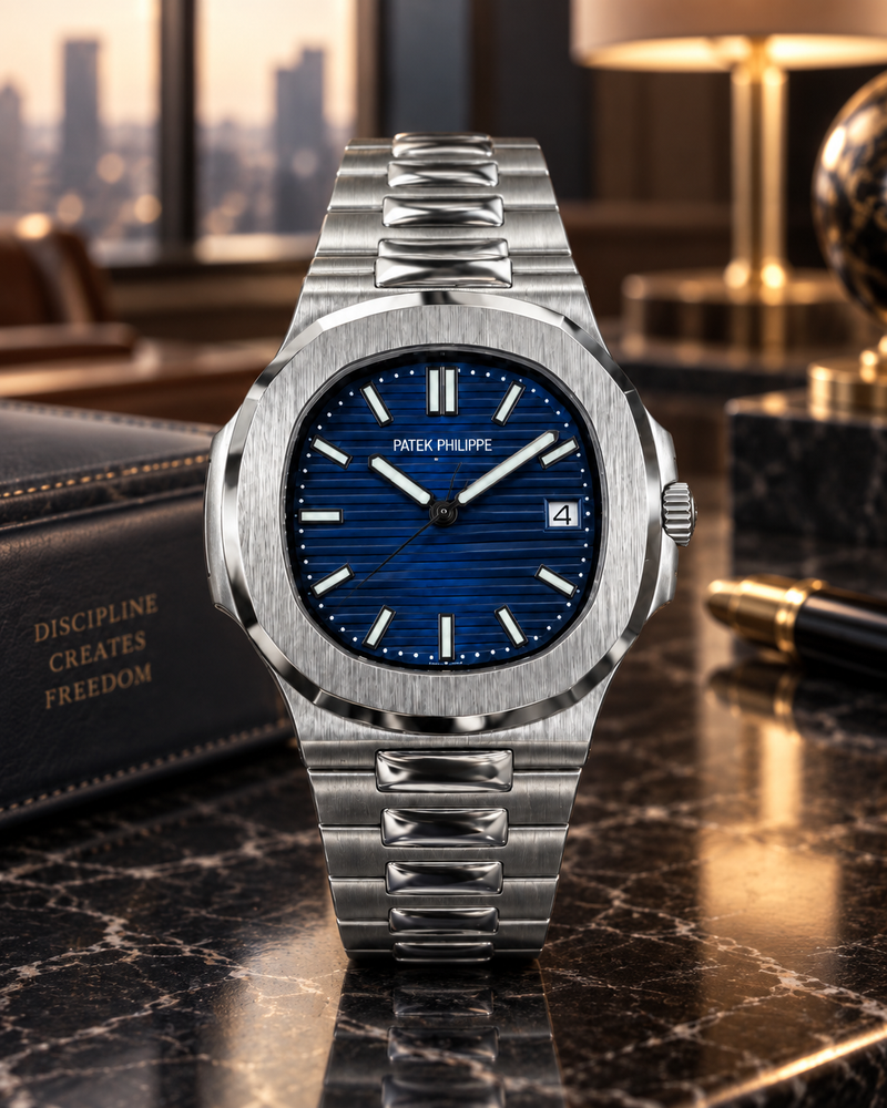 PATEK PHILIPPE NAUTILUS AUTOMÁTICO ACERO ESFERA AZUL 40 MM
